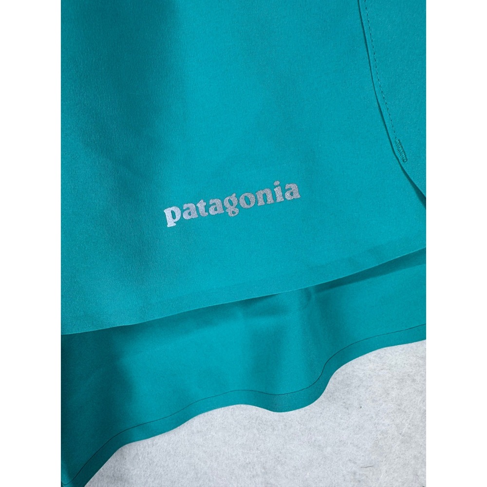 Patagonia Women's Strider Pro Shorts 3.5 Teal Blue Running Small NWT - Picture 3 of 8